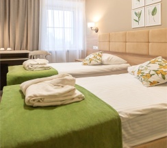 Санаторий - двухместный номер с одной большой кроватью в Полисть