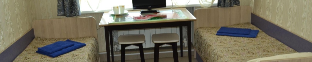 Номер эконом с 2 односпальными кроватями в Центральная