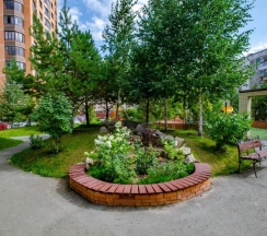 Апартаменты с 2 комнатами с балконом и с красивым видом из окна в Andora-apart