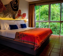 Двухместный люкс Sino двуспальная кровать в Sino House Phuket Hotel