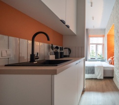 Одноместная студия с видом на город в Light house