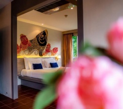 Двухместный люкс Sino двуспальная кровать в Sino House Phuket Hotel