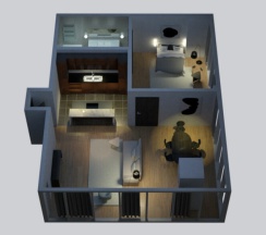 2-Bedroom Apartment в Roomley