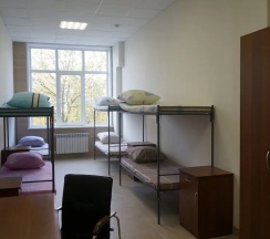 Кровать в общем номере (общая ванная комната) в Уютный дом Полушкина Роща