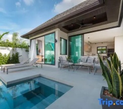 Вилла в Вилла Plunge Modern 2-Bedroom with Private Pool