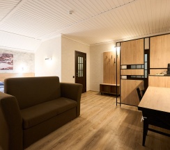 Двухместный номер КОМФОРТ с большой двуспальной кроватью или двумя односпальными кроватями в Морской