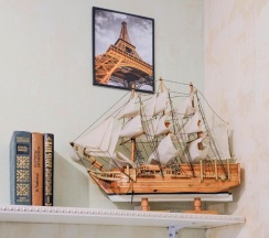 Комната эконом с двухъярустной кроватью в Old Flat на Невском (Олд Флэт)