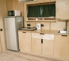 Дом с купелью с панорамными окнами и открытой террасой #5 в Уютные Ёлы