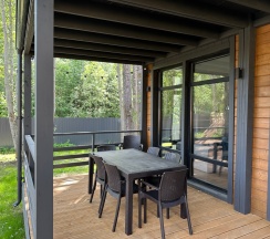 VIP Коттедж Семейный с 1 спальней и купелью в Black Village Family