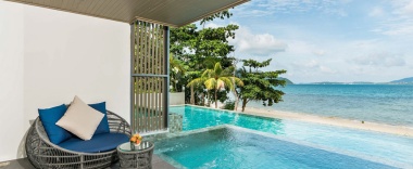 Двухместный номер Private Pool beachfront двуспальная кровать в My Beach Resort Phuket