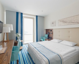 Двухместный стандарт с видом на море DBL / Standard double room with sea view DBL в Lavicon Apart Nebug