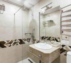 Стандарт одноместный с балконом вид на парк. Корпус 2 в Amza Парк