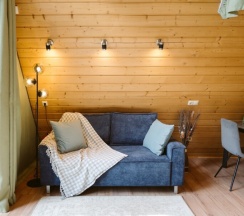 №14 A-Frame 45m2 с кондиционером. (оснащение дома см. Подробнее) в Les holidays