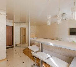 Двухместные апартаменты c 1 комнатой с балконом двуспальная кровать в Апартаменты Комфортные в центре Минска