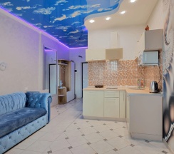 Двухместная студия с видом на город (двуспальная кровать) в Elite Apartments