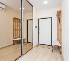 Номер Superior в Квартира на сутки Маяк Минск Метро 5 мин Wi-Fi Кондиционер Кухня объединена с жилой зоной Отдельная спальня Отчётные документы