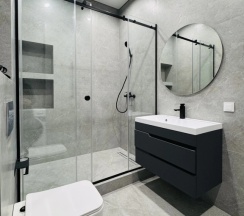 Люкс с 2 комнатами с балконом в Квартира Двухкомнатный Лофт с Панорамным Видом на Курортный Парк