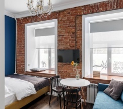 1-комнатные апартаменты студия в 17Apartments