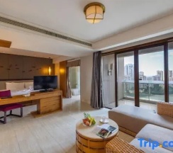 Двухместный люкс Executive с красивым видом из окна (двуспальная кровать) в Sanya Phoenix Waterside Gloria Resort