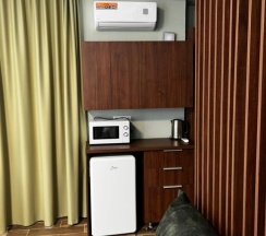 Двухместный полулюкс с красивым видом из окна двуспальная кровать в Радуга