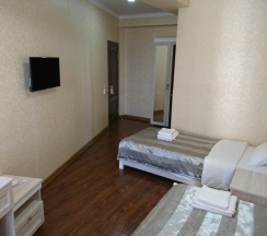 Люкс с балконом и с видом на горы в Гега