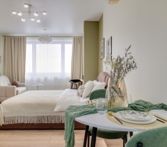 1-комнатные апартаменты, 35 м², 12 этаж в Happy People