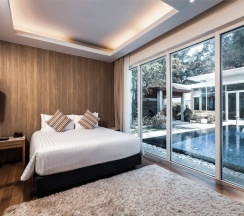 Вилла с 3 комнатами с красивым видом из окна в Splash Beach Villa Resort