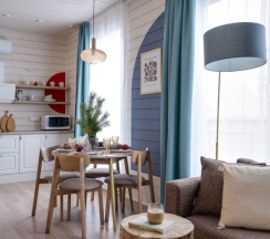 Барнхаус Яхрома (оснащение дома, стоимость банного чана и бани см. Подробнее) в Dacha