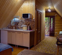 Просторная студия с беседкой в Лесной