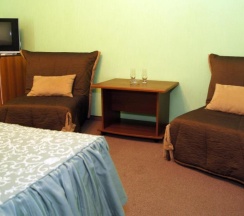 Двухместный полулюкс двуспальная кровать в Атлант