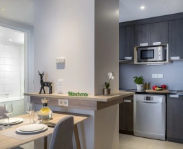 Двухместные апартаменты Executive c 1 комнатой двуспальная кровать в Citadines Arnulfpark Munich