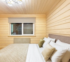 Стильный коттедж 100 кв.м. для 7 человек рядом с Охта парком в Solar House