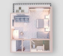 Двухместный полулюкс c 1 комнатой с балконом (двуспальная кровать) в Alean Family Riviera
