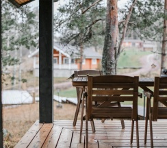Коттедж премиум (Зелёный дом) в Forrest Lodge Karelia