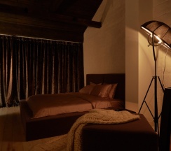 Двухместные апартаменты Мансарда (двуспальная кровать) в Апартаменты Room for Romantic в Nikolaev Building