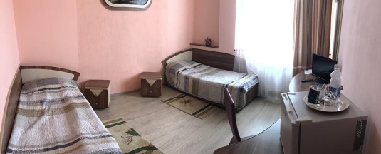 Номер стандарт с 2 односпальными кроватями в Юность