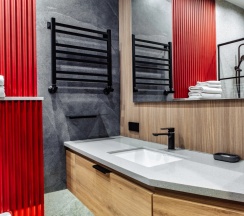 Двухместный номер Standard с красивым видом из окна двуспальная кровать в Дом у озера