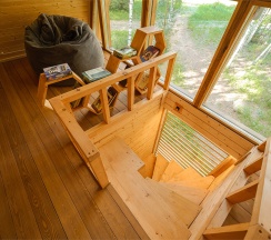 Панорамный эко-дом с горячей купелью в Дух природы