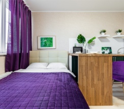 Апартаменты для двоих на Степана Разина 2 на 3 этаже (27Б) в Степаненков