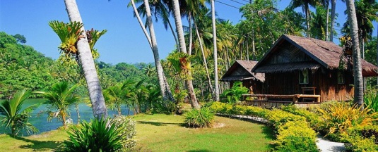 Шале с видом на реку в Koh Kood Neverland Beach Resort