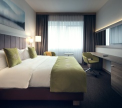 Двухместный люкс Business с красивым видом из окна двуспальная кровать в Wyndham Garden Astana