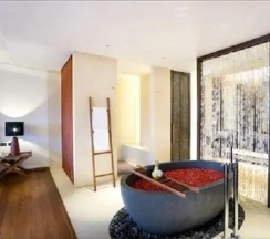 Двухместный номер XL с видом на море двуспальная кровать в Hansar Samui Resort & Spa