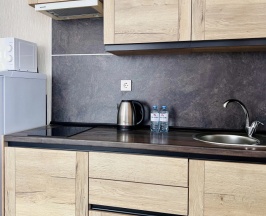 Двухместная студия Deluxe двуспальная кровать в Eva Apartments