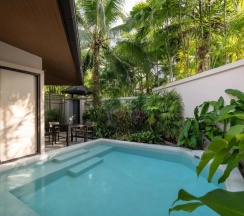 Двухместная вилла с бассейном двуспальная кровать в Dewa Phuket Resort & Villas