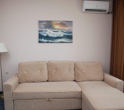 Номер полулюкс улучшенный с 1 двуспальной кроватью в Кремниевы термы