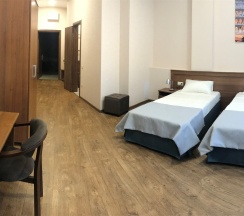 Стандарт Большой 25 кв.м. "1й КОРПУС" Вокзальная с 1 или 2 раздельными кроватями в Колизей