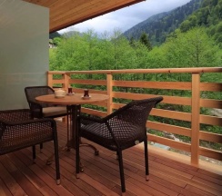 Номер Standard с видом на горы двуспальная кровать в Kaçkar Resort Hotel