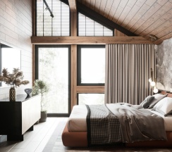 Коттедж VIP с балконом в Плавное течение