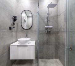 Андеграунд апартамент с диваном в Булгаков by Sateen group