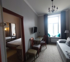 Гостевая комната с гостиной. в На Невском